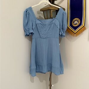 B Darlin Blue Midi Dress